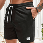 Mason | Men’s Ribbed Drawstring Shorts – Casual Summer Beachwear - Mason Luxor