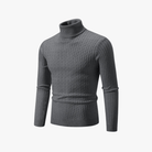 Mason | Men’s Ribbed Turtleneck Sweater - Mason Luxor