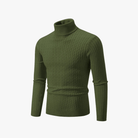 Mason | Men’s Ribbed Turtleneck Sweater - Mason Luxor