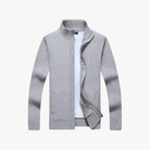 Mason | Men’s Ribbed Zip - Up Cardigan - Mason Luxor