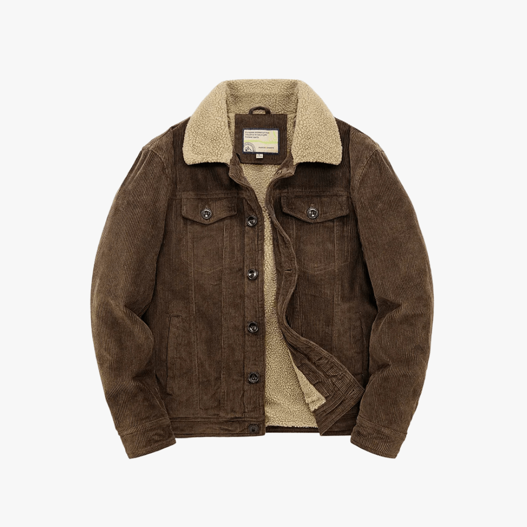 Mason | Men’s Sherpa - Lined Corduroy Jacket - Mason Luxor