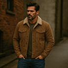 Mason | Men’s Sherpa - Lined Corduroy Jacket - Mason Luxor