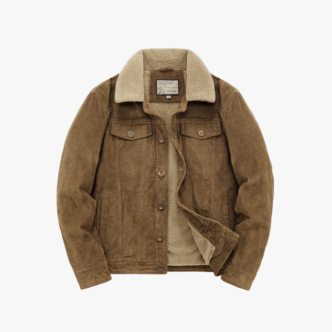 Mason | Men’s Sherpa - Lined Corduroy Jacket - Mason Luxor