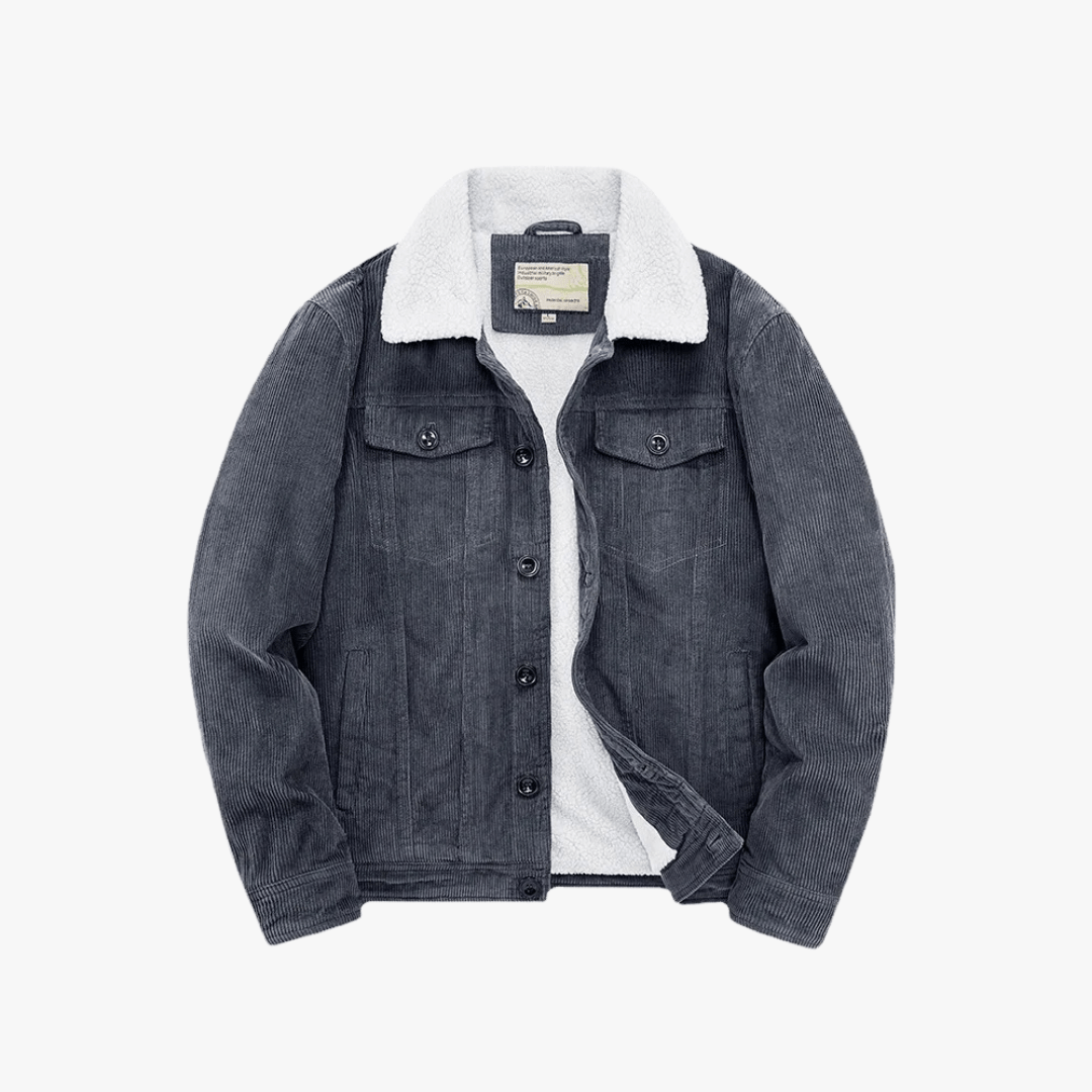 Mason | Men’s Sherpa - Lined Corduroy Jacket - Mason Luxor