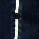 Mason | Men’s Striped Trim Cardigan - Mason Luxor