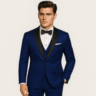 Mason | Men's Suits Slim Fit,3 Piece Suit for Men,2 Button Blazer Jacket Vest Pants with Tie,Men Tuxedo Suit Set - Mason Luxor Men Fashion