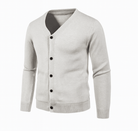 Mason | Men’s V - Neck Button - Up Cardigan - Mason Luxor