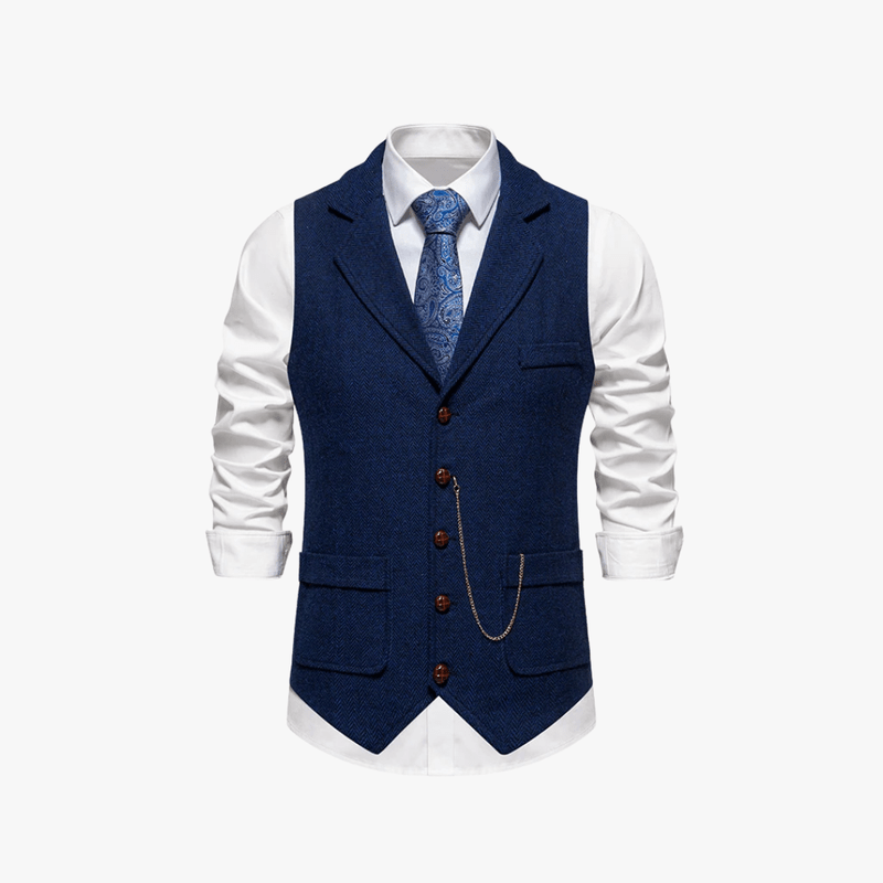 Mason | Men’s Vintage Suit Vest – British Gentleman Style - Mason Luxor Men Fashion