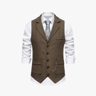 Mason | Men’s Vintage Suit Vest – British Gentleman Style - Mason Luxor Men Fashion
