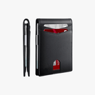 Mason | Mens Wallets Slim RFID Blocking Carbon Fiber Leather Wallets Mens - Mason Luxor Men Fashion
