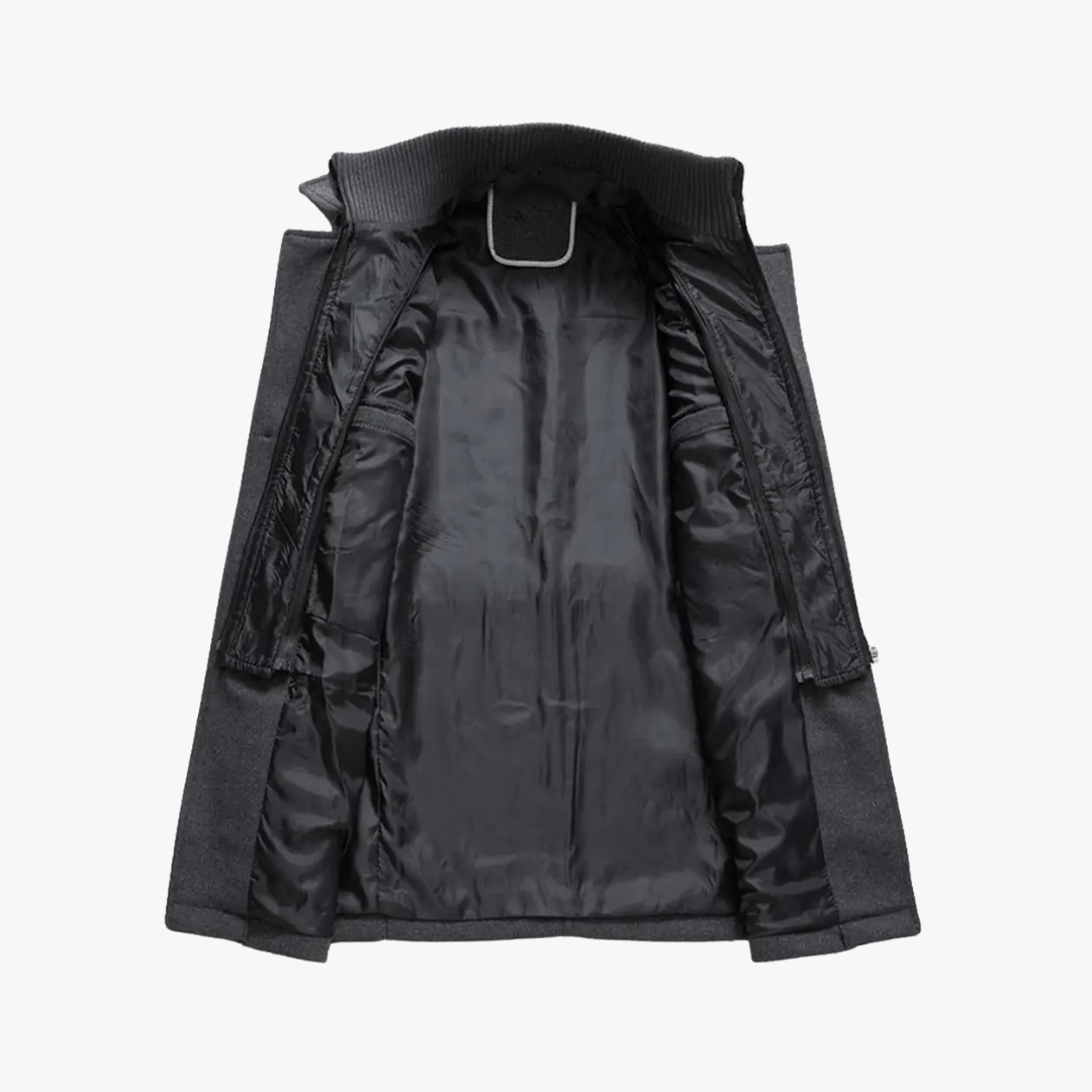 Mason | Men’s Wool Blend Overcoat - Mason Luxor