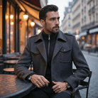 Mason | Men’s Wool Blend Overcoat - Mason Luxor