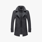 Mason | Men’s Wool Blend Overcoat - Mason Luxor