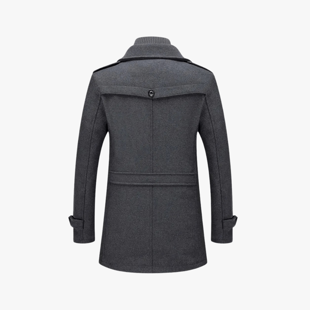 Mason | Men’s Wool Blend Overcoat - Mason Luxor