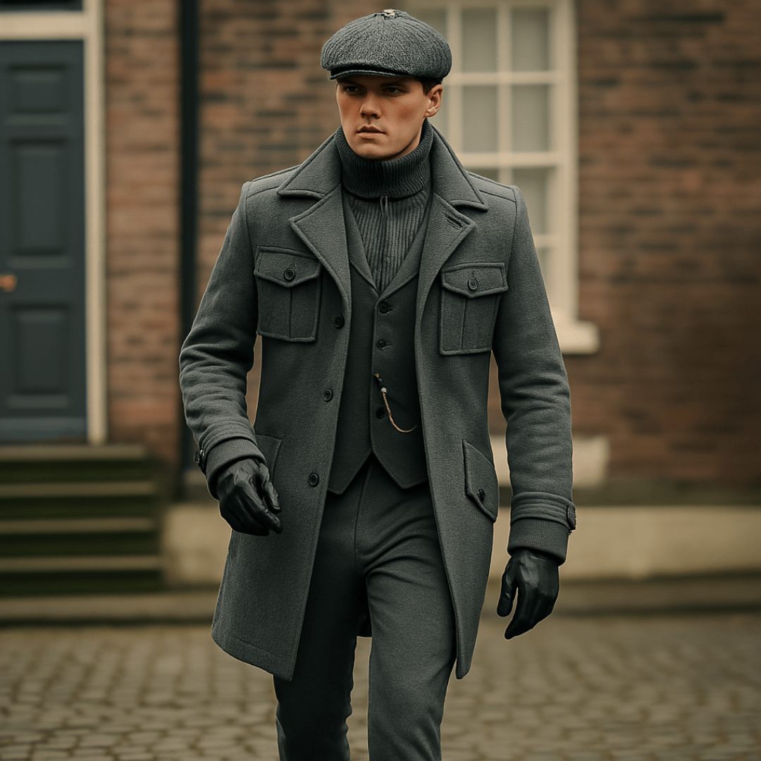 Mason | Men’s Wool Blend Overcoat - Mason Luxor