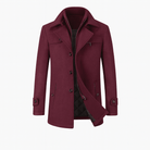 Mason | Men’s Wool Blend Peacoat - Mason Luxor
