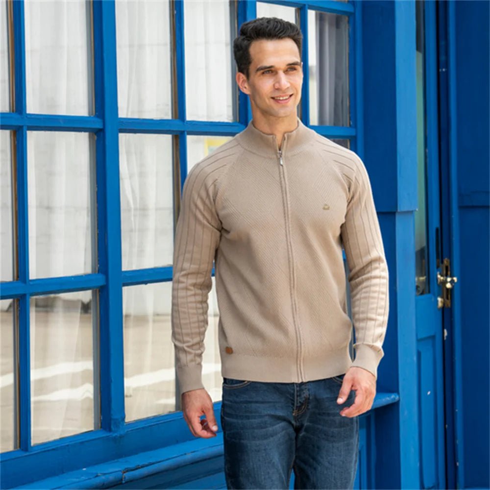 Mason | Men’s Zip - Up Sweater - Mason Luxor