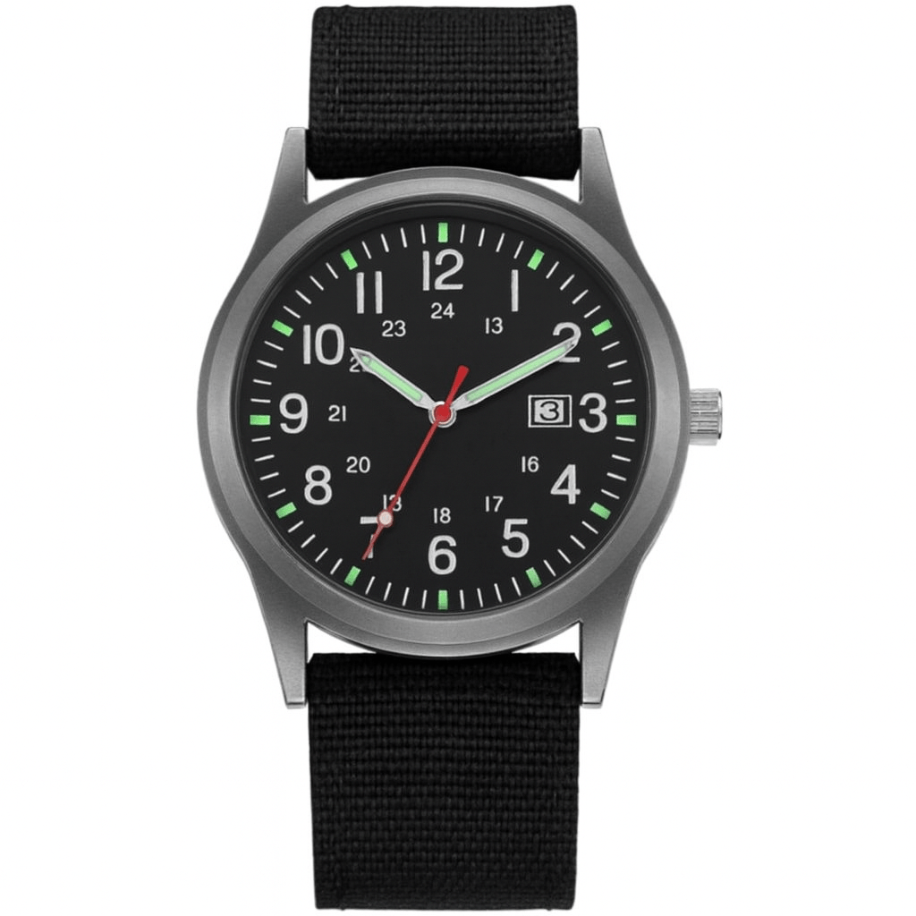 Mason | Military Field Watch – Tactical Nylon Strap &amp; Luminous Dial - Mason Luxor