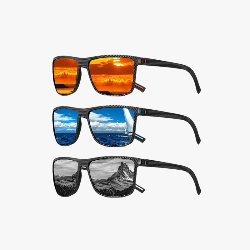 Mason | Polarized Sunglasses for Men, Lightweight Sun Glasses with UV Protection for Driving Fishing Golf - Mason Luxor Men Fashion