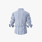 Mason | Smart Casual Summer Shirt – Old Money Preppy Stripe Design - Mason Luxor Men Fashion