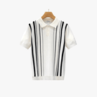 Mason | Striped Knit Polo - Mason Luxor Men Fashion