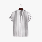 Mason | Striped Linen Shirt - Mason Luxor Men Fashion