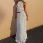 Mason | Summer Dress Women Sleeveless High Waist Maxi Dress - Mason Luxor Men Fashion