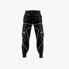 Mason | Techwear Combat Reflective Black Cargo Pants - Mason Luxor Men Fashion