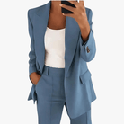 Mason | Women's Business Blazer Pant Suit Set for Work - Mason Luxor Men Fashion