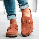 Mason | Women’s Closed Toe Wedge Sandals – Vintage Buckle Strap Summer Shoes - Mason Luxor Men Fashion