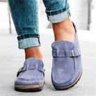 Mason | Women’s Closed Toe Wedge Sandals – Vintage Buckle Strap Summer Shoes - Mason Luxor Men Fashion