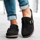 Mason | Women’s Closed Toe Wedge Sandals – Vintage Buckle Strap Summer Shoes - Mason Luxor Men Fashion