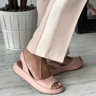 Mason | Women’s Comfortable Leather Sandals – Wide Fit Open Toe Summer Walking Shoes - Mason Luxor Men Fashion