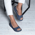 Mason | Women’s Comfortable Leather Sandals – Wide Fit Open Toe Summer Walking Shoes - Mason Luxor Men Fashion