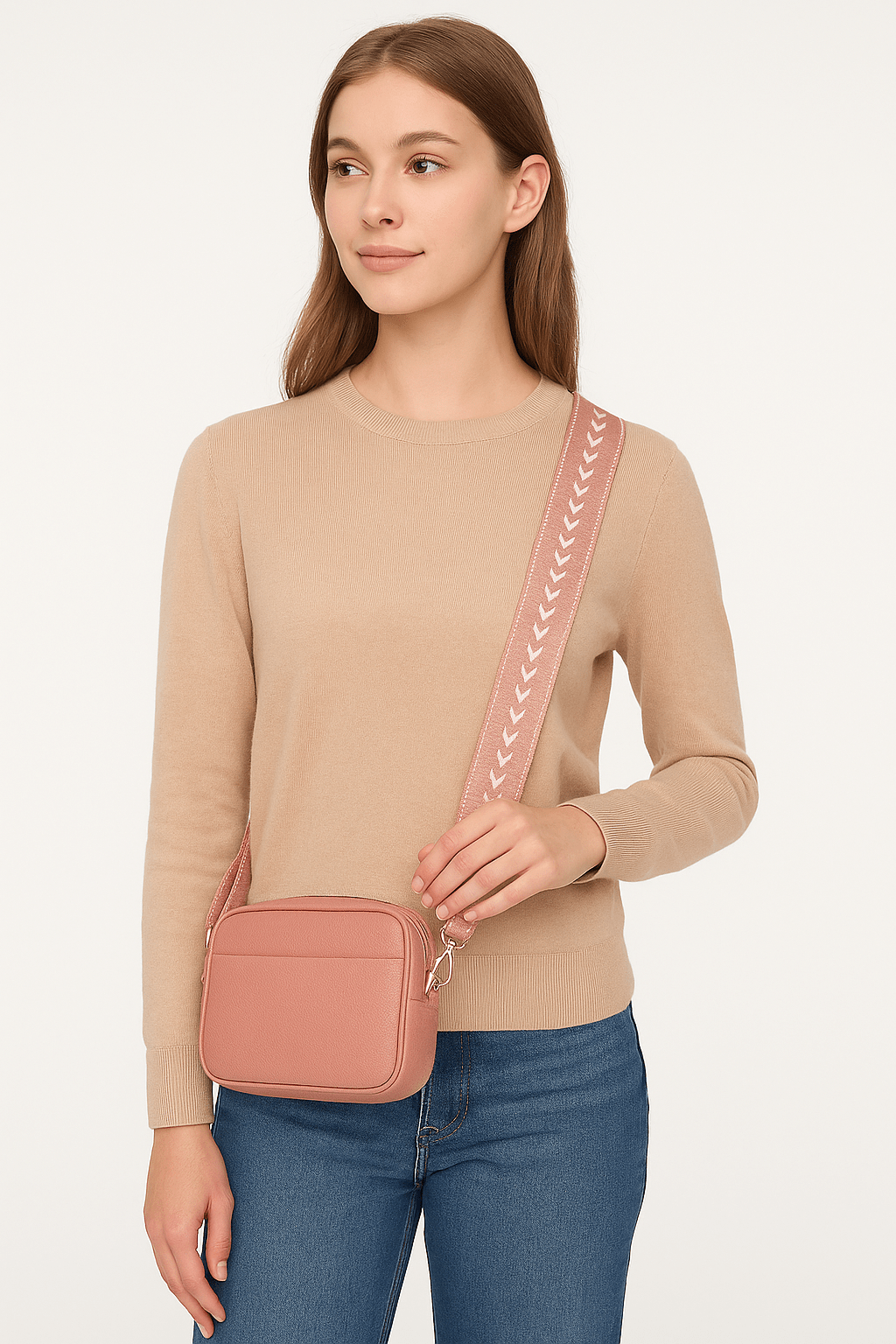 Mason | Women’s Leather Crossbody Bag - Mason Luxor