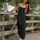 Mason | Women’s Loose Fit Jumpsuit – Sleeveless Wide Leg Overalls with Pockets - Mason Luxor Men Fashion
