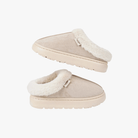 Mason | Women's Micro Suede Fuzzy Plush Lined Slippers with Cozy Memory Foam - Mason Luxor Men Fashion