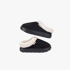 Mason | Women's Micro Suede Fuzzy Plush Lined Slippers with Cozy Memory Foam - Mason Luxor Men Fashion