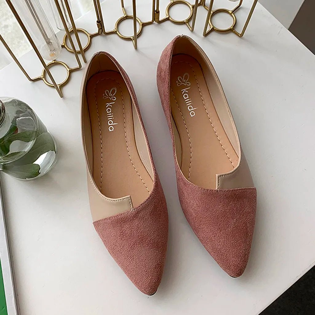 Mason | Women's Minimalist Pointed Toe Flats – Elegant Slip - On Loafers - Mason Luxor Men Fashion