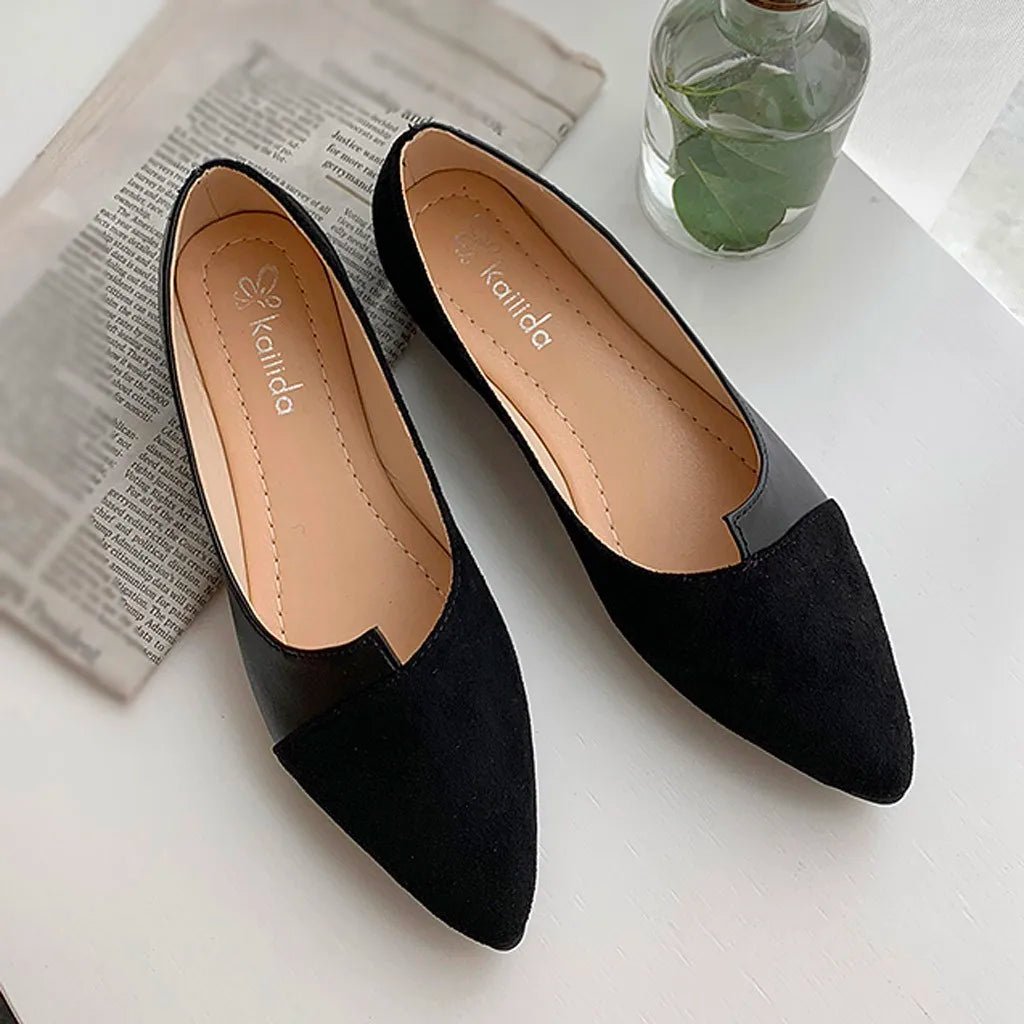 Mason | Women's Minimalist Pointed Toe Flats – Elegant Slip - On Loafers - Mason Luxor Men Fashion