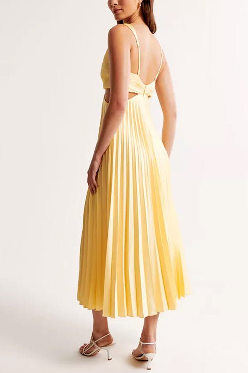 Mason | Women’s Pleated Maxi Dress - Mason Luxor