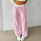 Mason | Women’s Striped Wide Leg Trousers – Lightweight Summer Fit - Mason Luxor Men Fashion