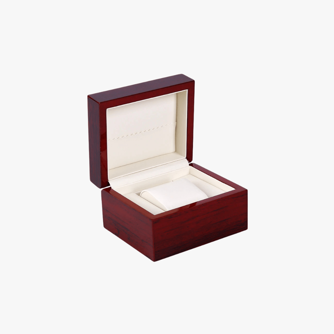 Mason | Wooden Watch Display Box – Glass Lid Organizer (1–12 Slots) - Mason Luxor Men Fashion