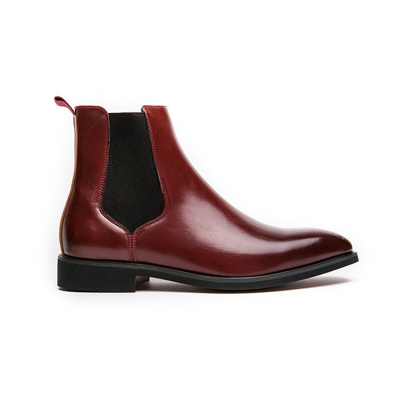 Men | Genuine Leather Chelsea Boots for Men - British Style - Mason Luxor