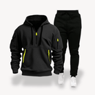 Men Tracksuits with Half Zip Hoodie | Set - Mason Luxor