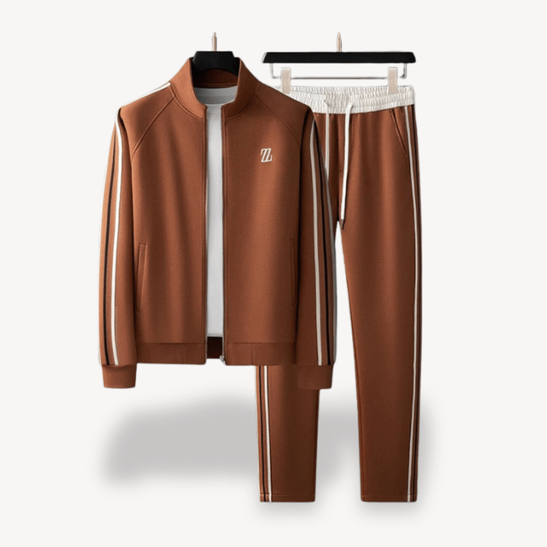 Men Tracksuits with Zip Up Jacket | Set - Mason Luxor