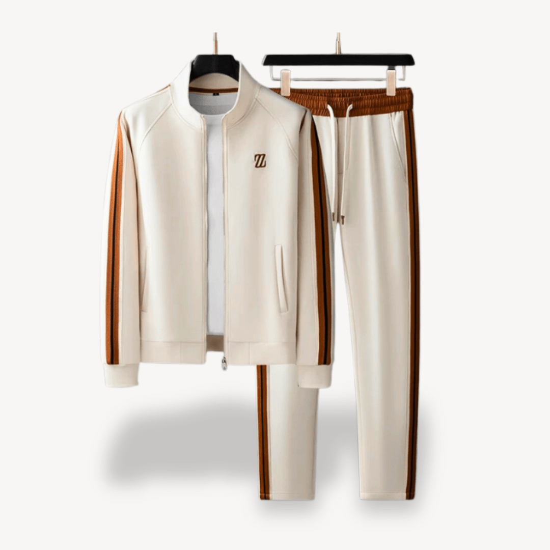 Men Tracksuits with Zip Up Jacket | Set - Mason Luxor