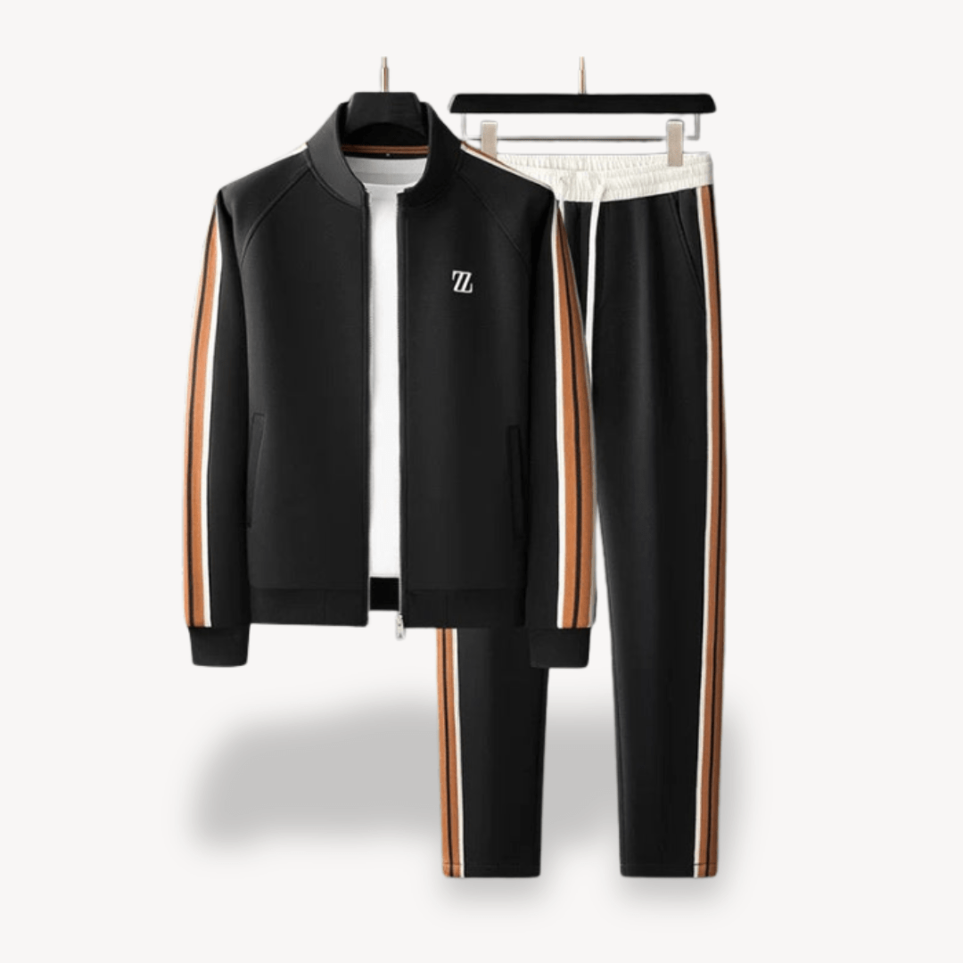 Men Tracksuits with Zip Up Jacket | Set - Mason Luxor