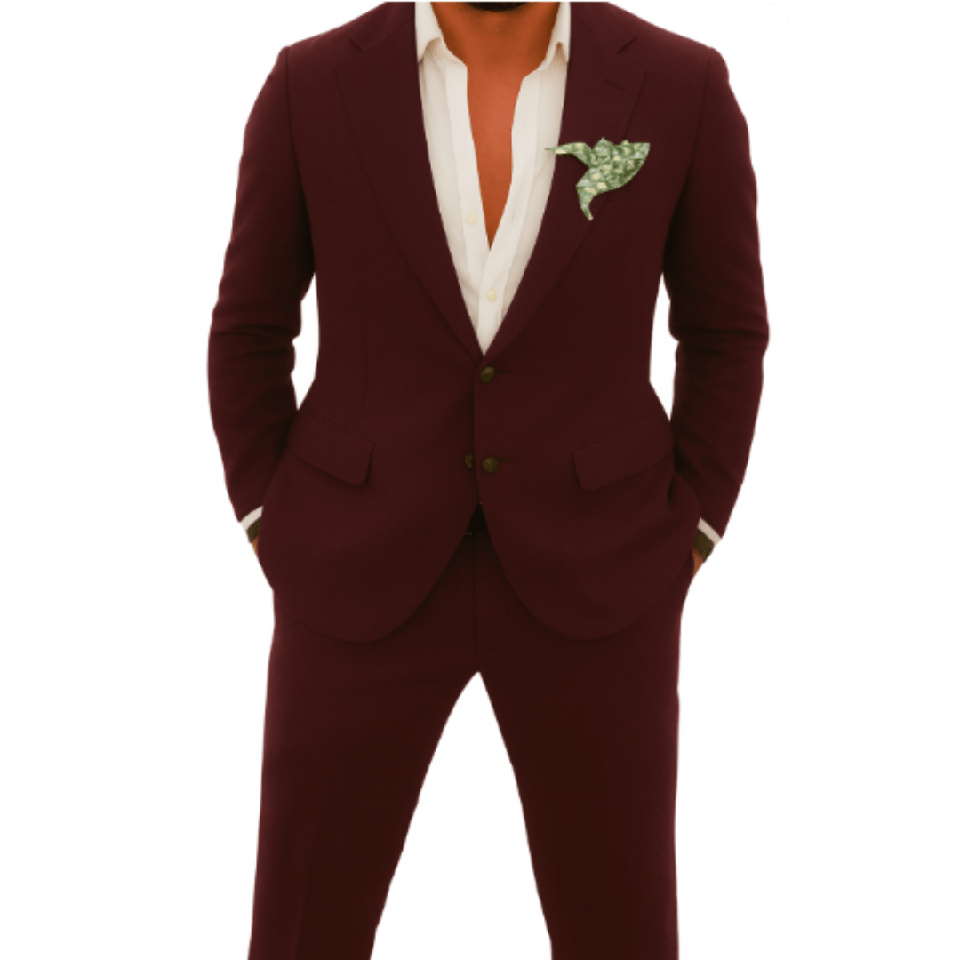 Men’s 2 - Piece Wedding Suits With Flap Pockets | Business - Mason Luxor