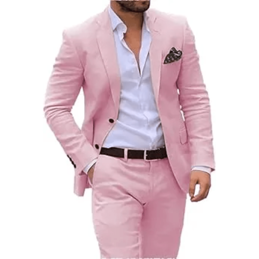 Men’s 2 - Piece Wedding Suits With Flap Pockets | Business - Mason Luxor